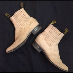 Denver western ankle Boot. Tan suede.